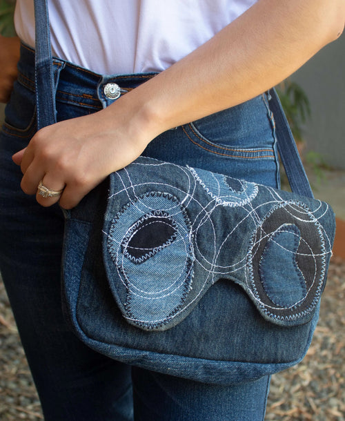 Bolso Jeans Reciclado - Under Water - Modeco RD
