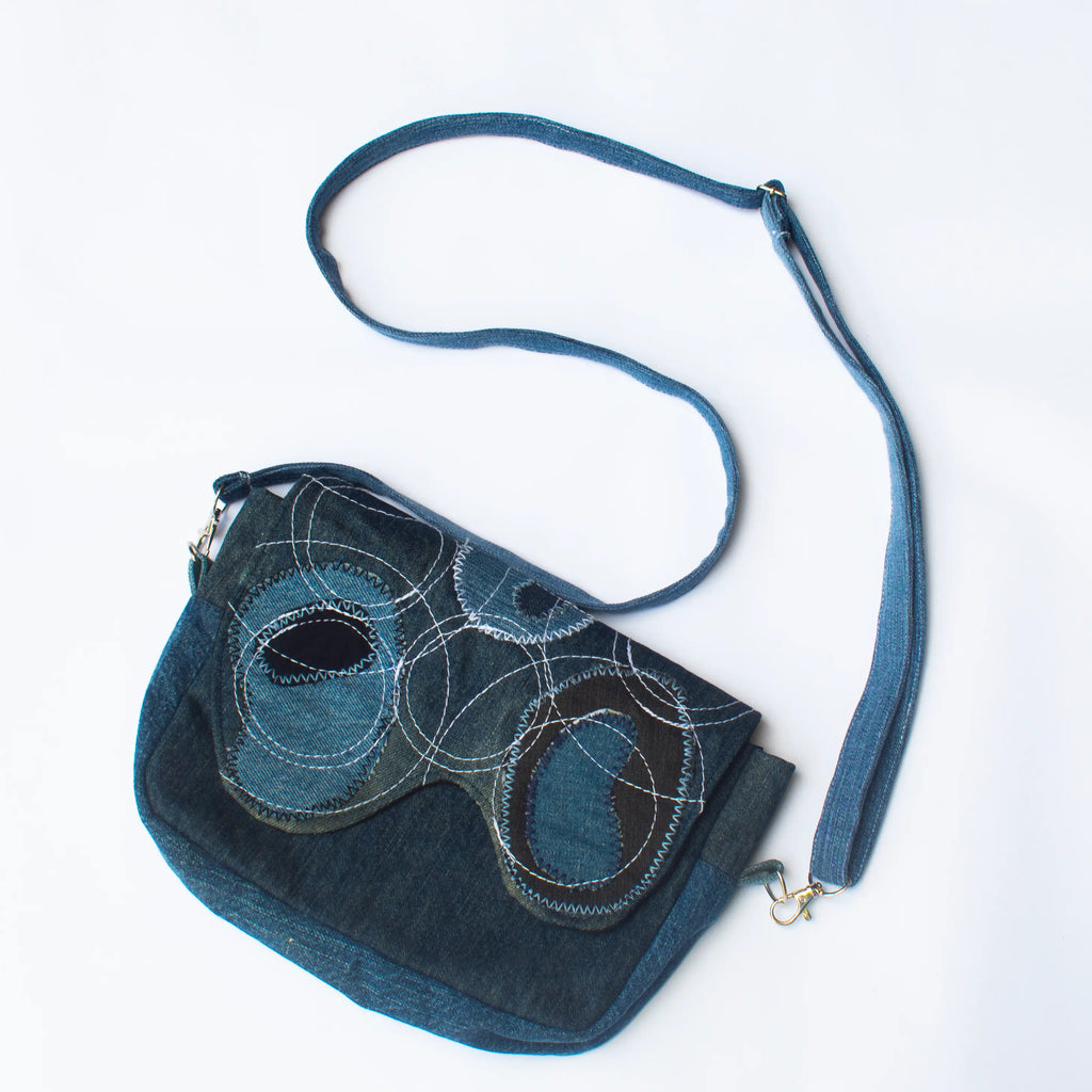 Bolso Jeans Reciclado - Under Water - Modeco RD