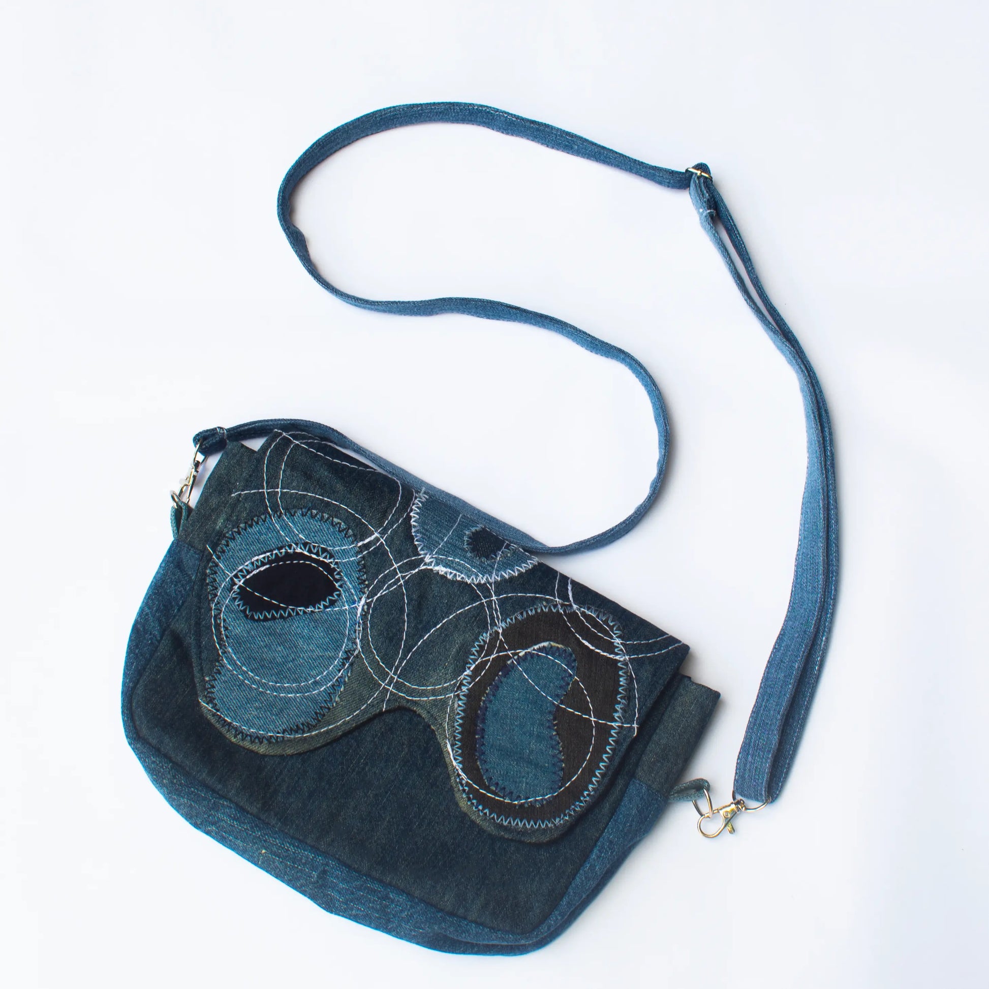 Bolso Jeans Reciclado - Under Water - Modeco RD