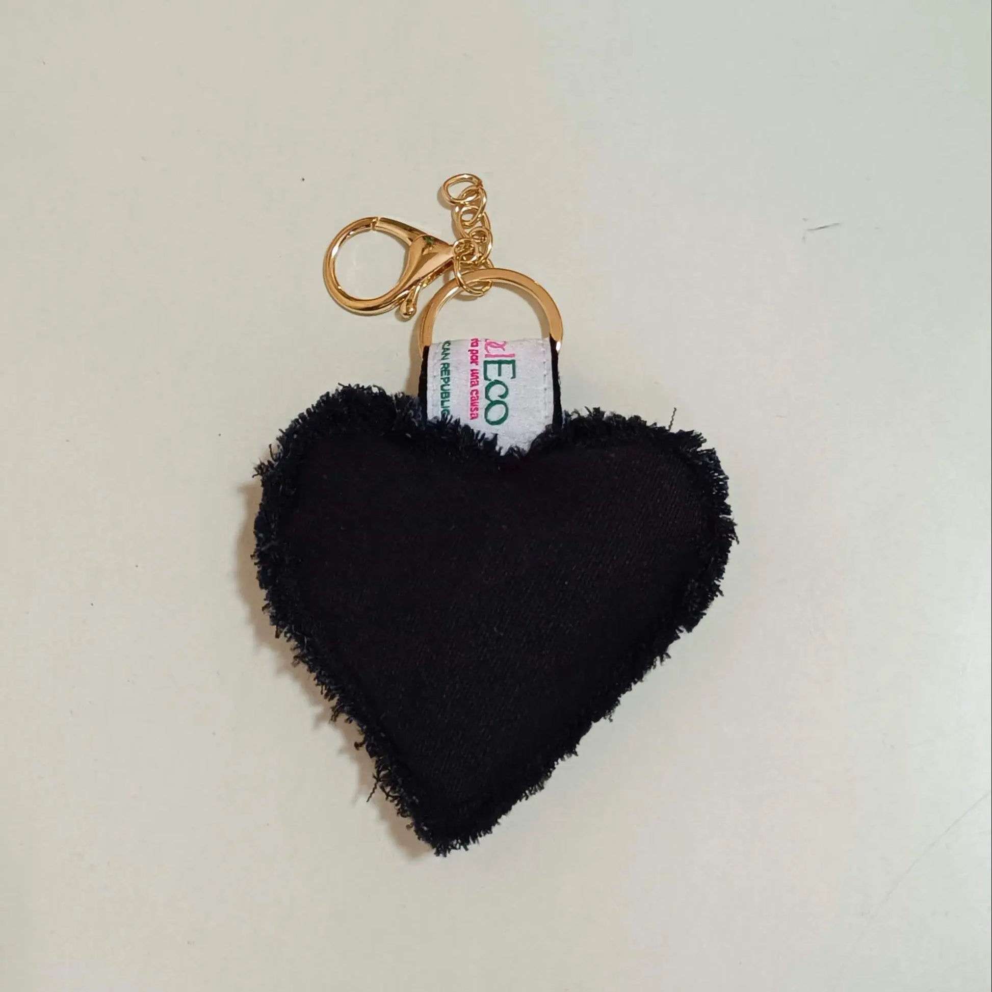 Llavero Eco Star Heart - Jeans Reciclado - Modeco RD